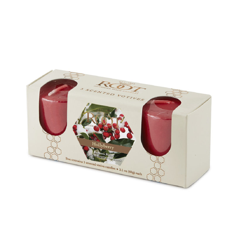 Bougie votive Hollyberry