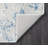 Rectangle Eduvina Abstract Machine Woven Polypropylene Area Rug in Gray/Blue-850341816