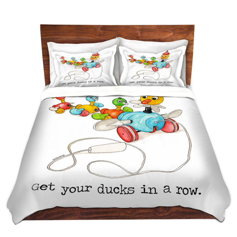 Ensemble de housse de couette jouets, 1 housse + 2 taies très grand lit