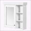 Armoire de salle de bain murale polyvalente avec miroir et rangement, améliorant l'organisation de la salle de bain