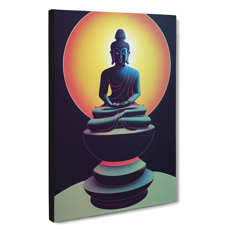 Awe Inspiring Buddha - Wrapped Canvas, 76cm H x 50cm W x 3cm D