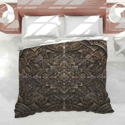 Intricate Steampunk Mandala Comforter