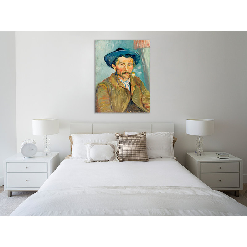 «The Smoker (Le Fumeur)» par Vincent Van Gogh, reproduction sur toile tendue, H 24 po x l 18 po x P 1,5 po