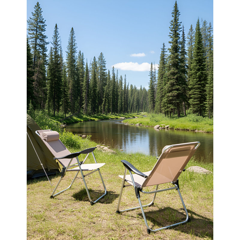 Outdoor Lounge Chair, Beige