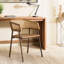 Alphon 48cm H Upholstered Armchair in Brown