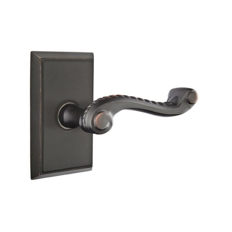 Privacy (Bed & Bath) Door Lever, Right, Oil Rubbed Bronze