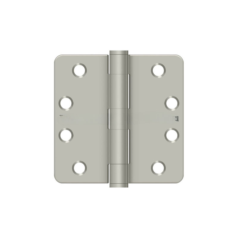Steel Butt Bearing Hinge, Brushed Nickel