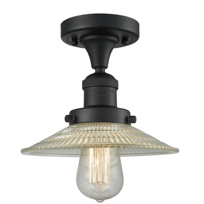 Mangan Glass Semi Flush Mount