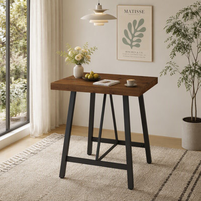 Table de bar en bois massif 31,5 po