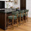 26" Upholstered Counter Height Bar Stool with Solid Wood Frame-408770088-408579437