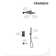 Crozet Pressure Balance Tub and Shower Faucet with 10-inch Square Rain Shower Head (Valve Included)