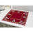 Joswick Santa Claus Christmas Trees Red Table Topper (33" Square)