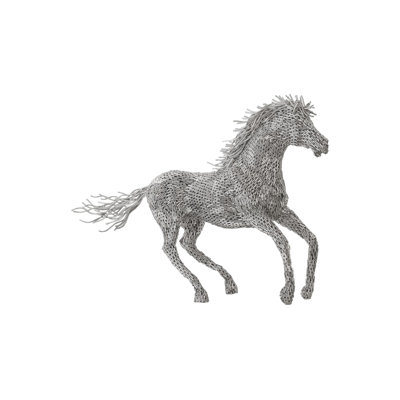 Horse Metal Garden Statue