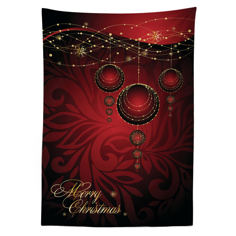 Christmas Tablecloth, 90" x 60"