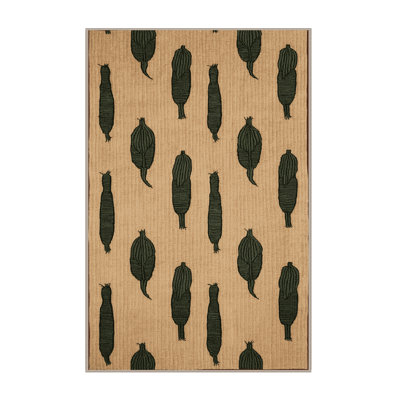 Washable Cassava Yuca Vegetables Area Rug