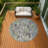 Machine Washable Indoor/Outdoor Jenning ACN2269 Abstract Rug-252388085