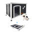 Maison pour chiots en bois 40,38 po - Construction extérieure à l'épreuve des intempéries et des chenils pour les animaux domestiques
