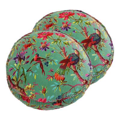 Floral Circular Cushion