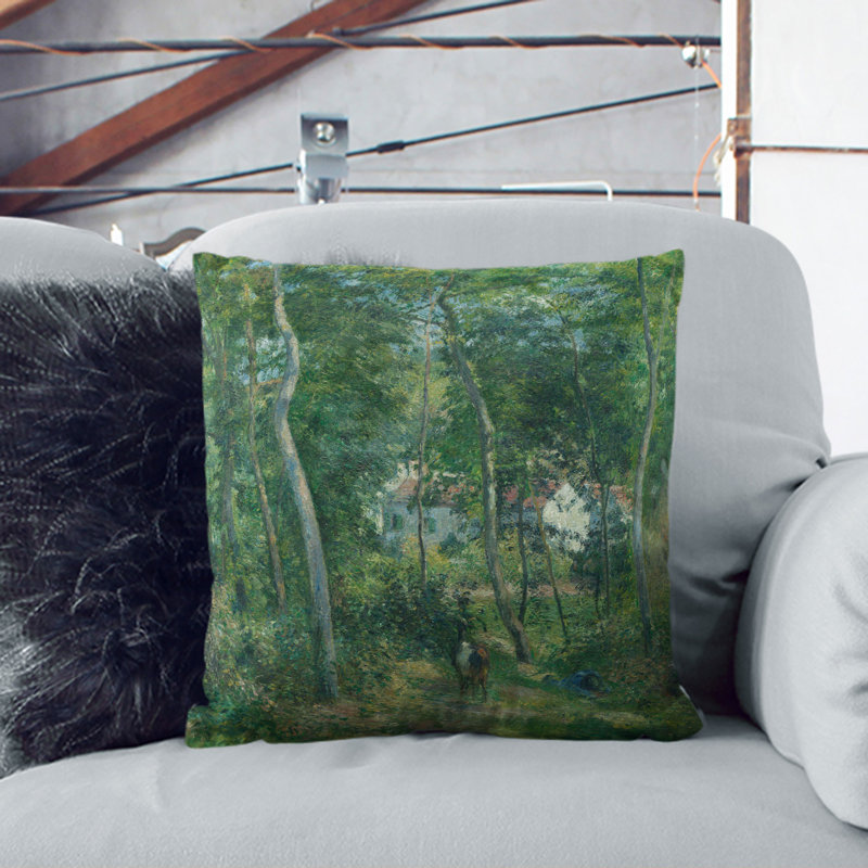 Edge Of The Woods Square Throw Cushion, 40cm H x 40cm W x 15cm D