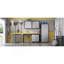 Table de garage en gris foncé