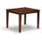 3 Piece Dining Table Set Contains a Rectangle Dining Room Table with Butterfly Leaf and 2 Dark Coffee Linen Fabric Parson Chairs, Mahogany-792624245-792624244-721723467