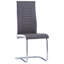 Bindvasini 45cm H Upholstered Cantilever Chair-1358051591