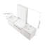 Ensemble de meuble-lavabo blanc double