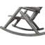 Chaise berçante Alverta Grey Wood-121534188