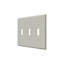 Deltana SWP4763U3 Switch Plate; Triple Standard; Bright Brass Finish-60885566