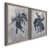 Toile avec cadre gris sélectionné