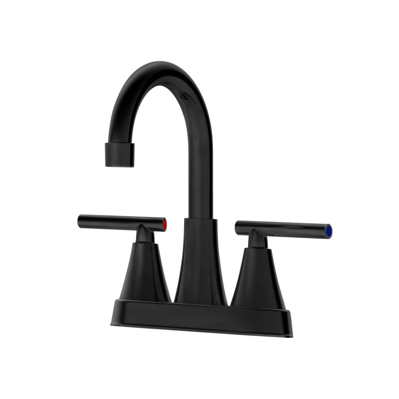 8 “H Bathroom Sink Faucet, Matt Black