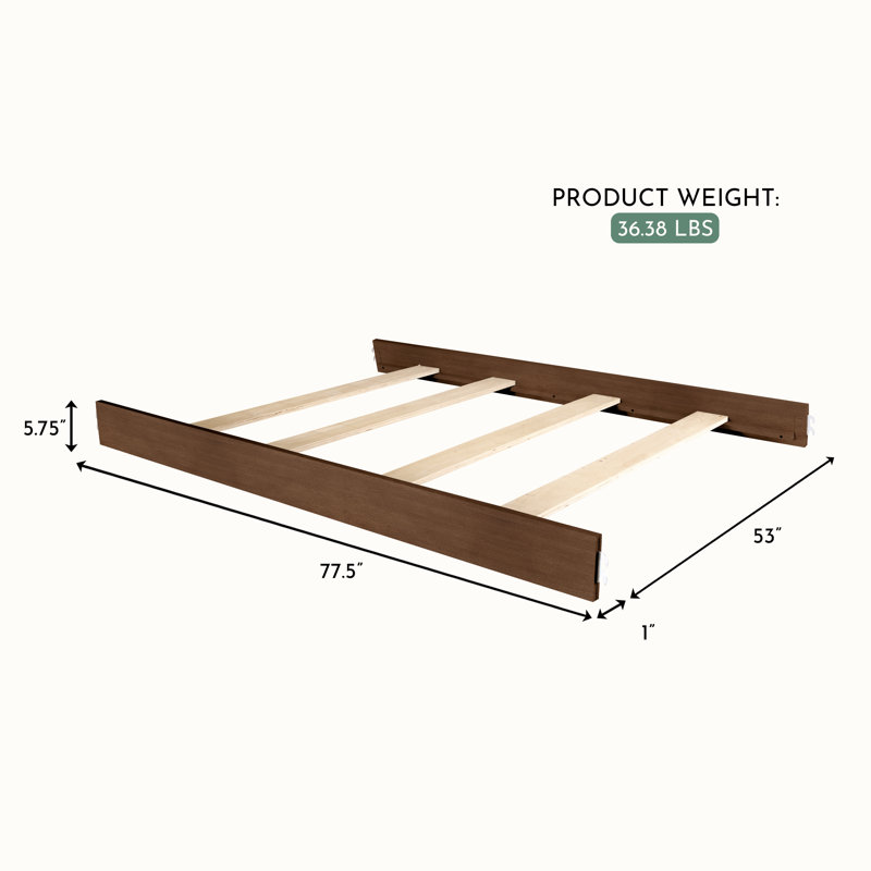 Barrière de lit pour lit de bébé en bois convertible Evolur