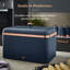 Tower Cavaletto Bread Bin with Removable Lid, Large Capacity and Durable Steel Body-51050387