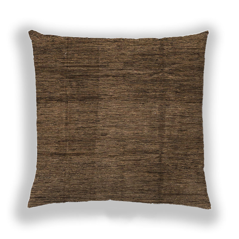 Coussin décoratif abstrait Abstract 3286, Brun foncé