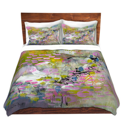 Ensembles de housse de couette DiaNoche en microfibre par Rina Patel Art - Calla Lillies