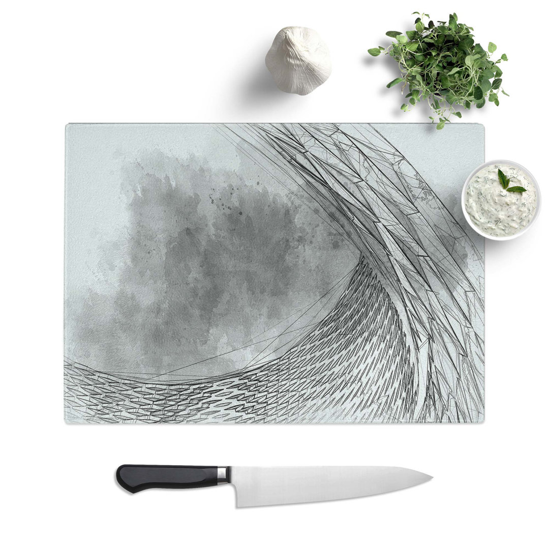 Tempered Glass Architecture Sketch Vol.25 Chopping Board
