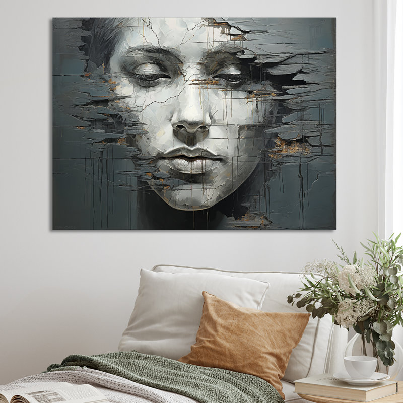 «Hindu Ashrams Woman Peace - Hinduisim», reproduction d'art sur toile, Toile tendue, 30" H x 40" W