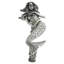 Coastal Living mermaid 3 inch center to center pull with swarovski crystals in finish Chalice