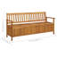 Cadhla Solid Wood Acacia Outdoor Bench