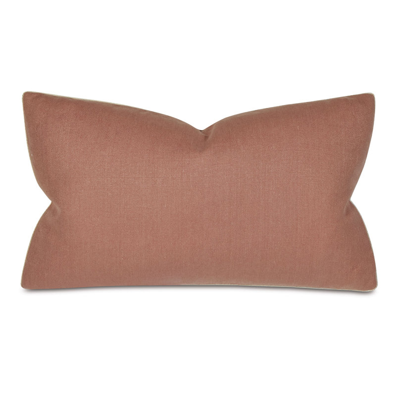Ridge Linen Lumbar Pillow Cover & Insert