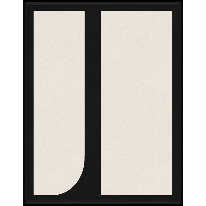 Graphic Shapes In Black And Cream Print