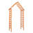 62.2'' W x 22.8'' D Solid Wood Arbor in Brown