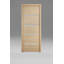 Porte intérieure moderne pré-suspendue en chêne blanc préfini Urban Vetro-91754061-91754062