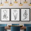 " Inky Botanical I " 3 - Pieces-817928885-818675224