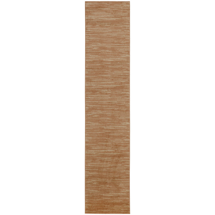 Nourison Essentials Rust Indoor/Outdoor Area Rug