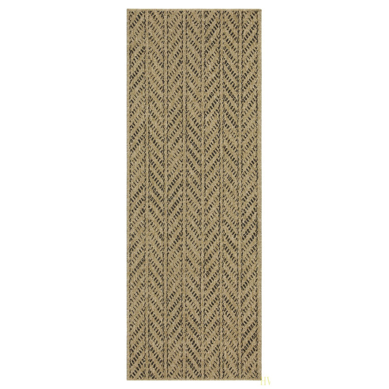 Earth GC_NTL1012 Jute 2 Ft. 7 In. X 7 Ft. 3 In. Indoor/Outdoor Area Rug, Runner 2'7" x 7'3"