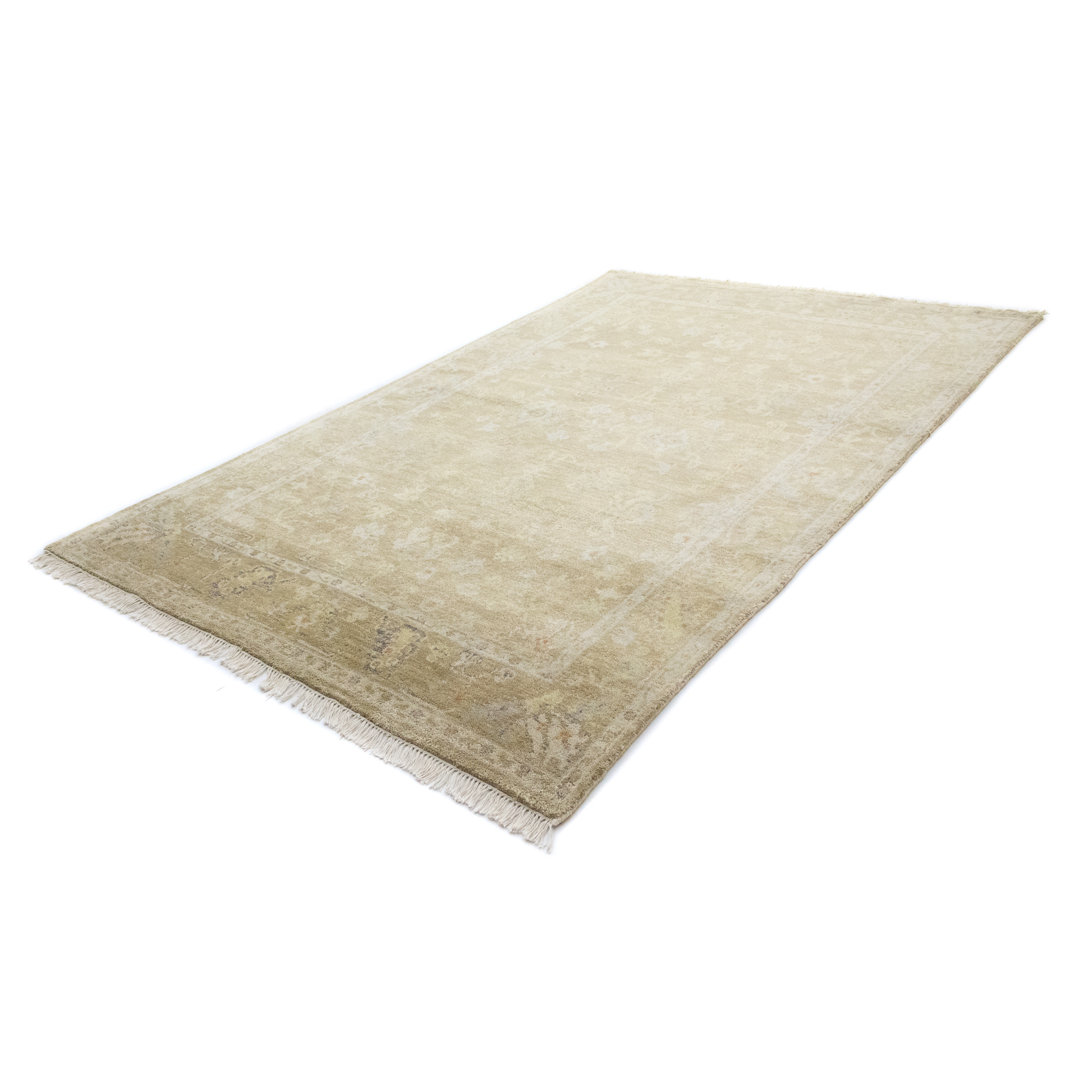 Hand Knotted Wool Brown Indoor/Outdoor Rug