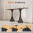  Lithe Metal Counter Table Base