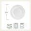 Assiette à salade blanche classique Fitz and Floyd Everyday