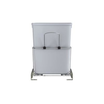 Undersink Chrome Steel Pullout Waste/Trash Container
